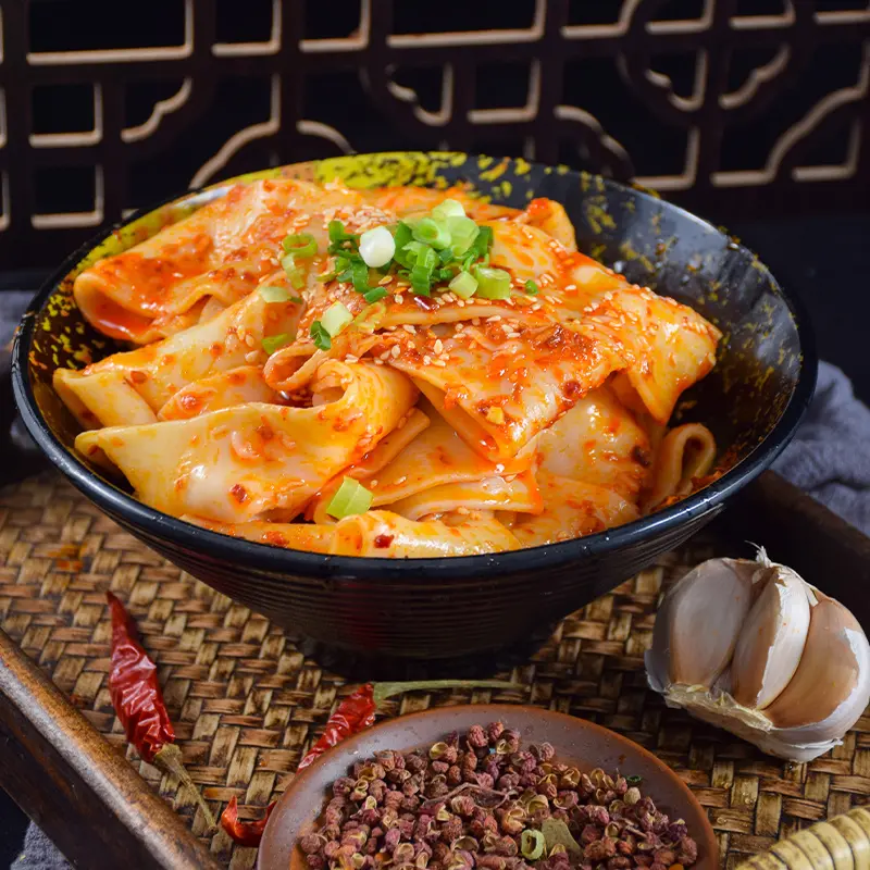 Traditional Chinese Special Food - Pulled Noodles (Finished Product)