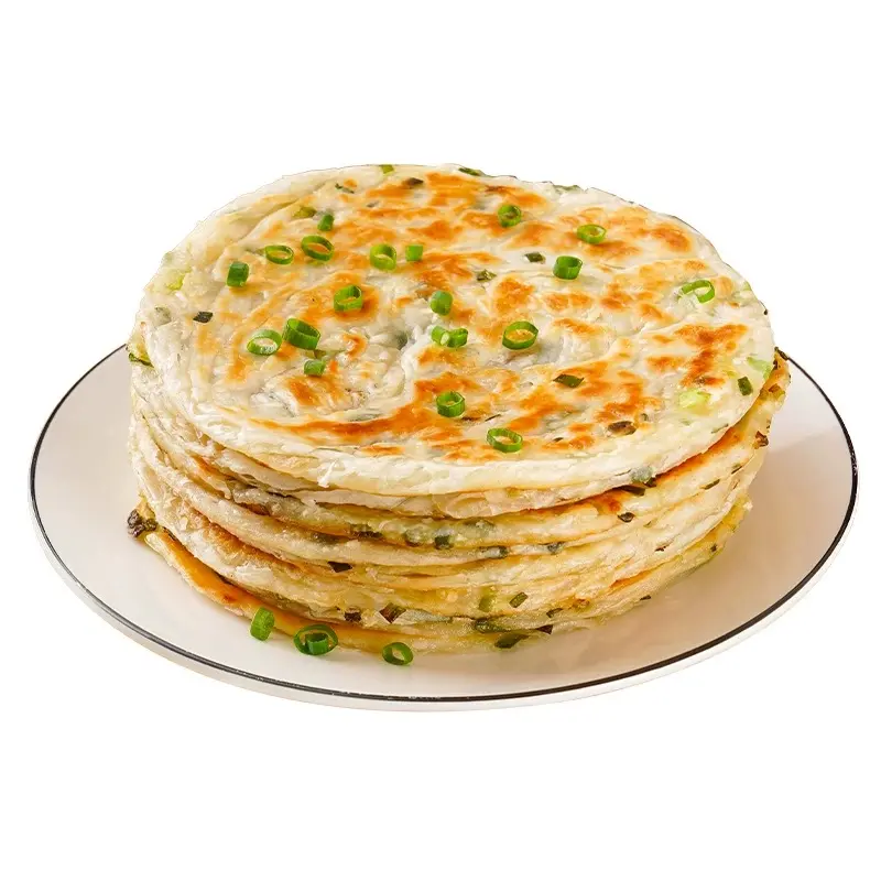 Scallion Pancakes Made With Freshly Picked Scallion